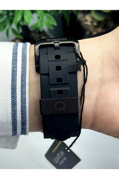 Quantum Marka Multifonksiyonlu Beşiktaş Lisanslı 10ATM Su Geçirmez Silikon Kordon Taraftar Kol Saati