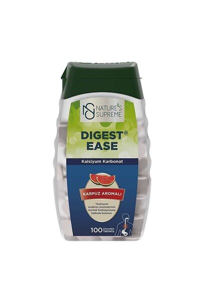 Nature's Supreme Digest Ease 100 Çiğnenebilir Tablet - KARPUZ