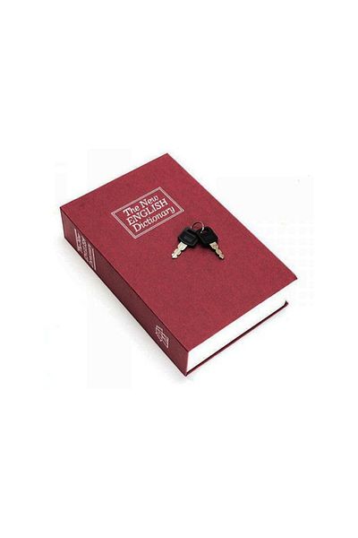 STFAST Hidden Money Gold Goods Storage Box Locked Piggy Bank Book-Looking Hidden Safe Box Decorative Gift