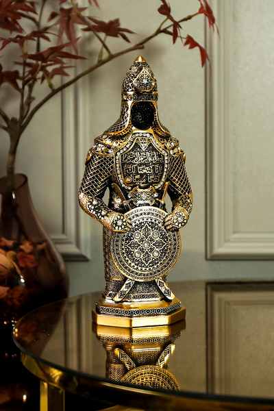 Genel Markalar Ofis Hediyesi Ofis Dekor Biblo Osmanlı Zırh Asker Dekoratif Figür Armağan Obje Süs Dekorasyon