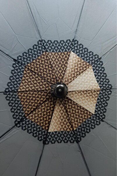 Baginn Snotline-april Bayan Şemsiye Otomatik Açılır 10telli Kapalı Boyut 40 Cm 95 Cm Çap Yeşil Ekose