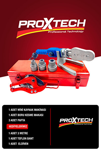 PROXTECH Premium Full Takım Kalite PPRC Metal Çanta Plastik Boru Kaynak PRC Mini Makina Seti
