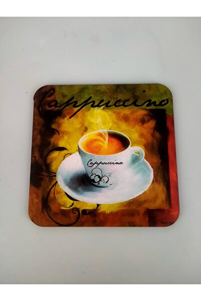 Coffee - Coffee Retro Vintage Wood Coaster Set 6pcs