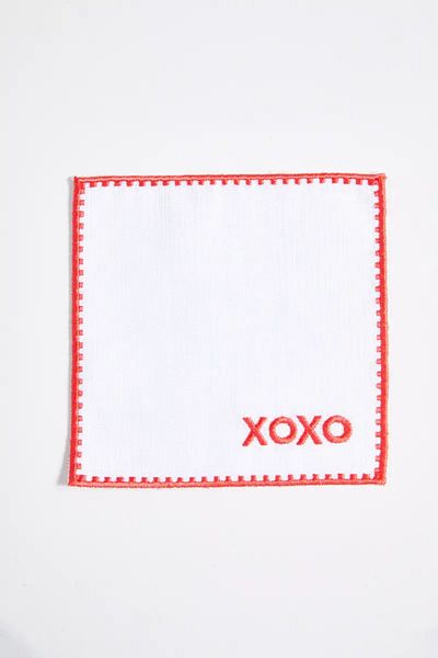 Deeps Brands XOXO - منديل كوكتيل أحمر