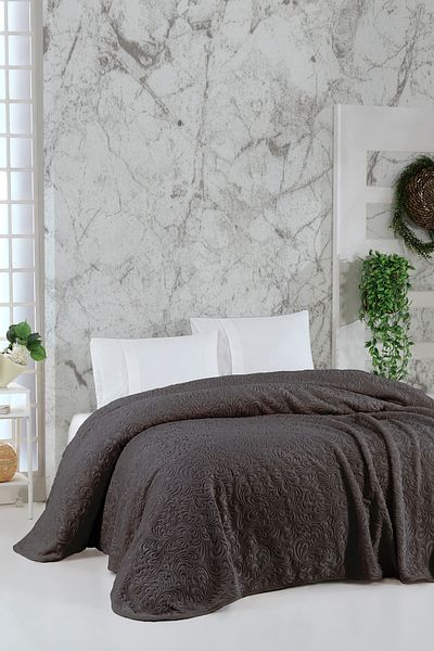 Elart Double Embos Blanket Anthracite