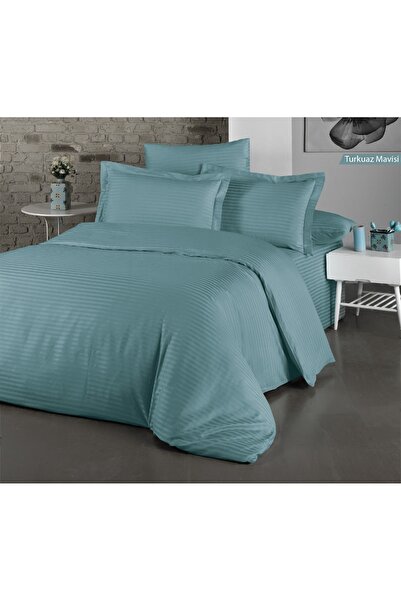 Nuşa Gold Saten Deluxe 100% бавовна двоспальний комплект постільної білизни