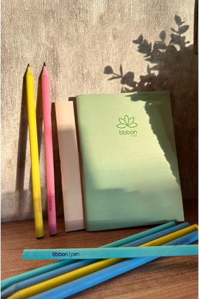 Tibbon Pen 3'lü Kurşun Kalem Set | Mavi 112
