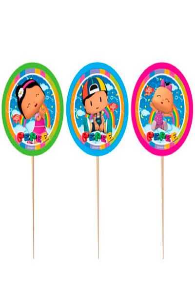 Kazanabil 8-Piece PEPEE Themed PARTY SHARDS