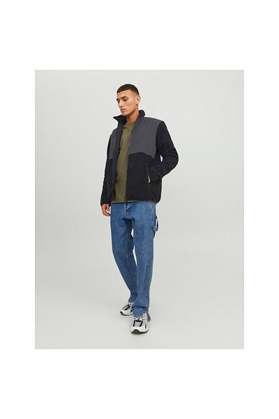 Jack & Jones Jack&Jones Fermuarlı Siyah Erkek Polar 12235864
