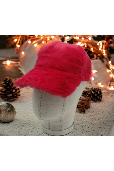 Shopiolog Women's Winter Plush Hat Cap Trendy Baseball Cap