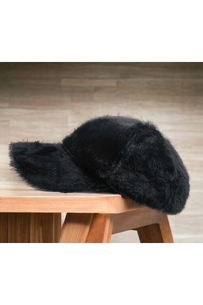 Shopiolog Women's Winter Plush Hat Cap Trendy Baseball Cap