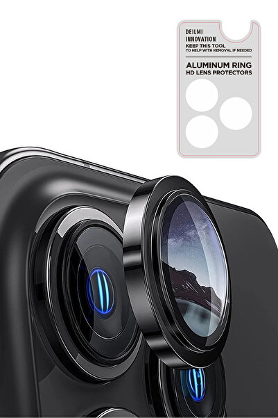 Deilmi عدسة ياقوتية ملونة متوافقة مع هاتف IPhone 11/12 Mini، عدسة حماية لكامي...