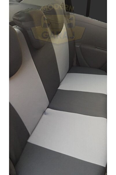 Modern Garaj Opel Astra, Corsa, Vectra Uyumlu Logolu Yastık, Kemer, Oto Koltuk Kılıf Seti