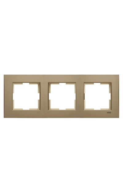 VİKO Viko 92190623 Novella Bronz Üçlü Çerçeve
