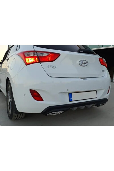 MKG Otomotiv Hyundai i30 Difüzör Difizör Gri + Kare Egzoz Görünüm C Tip