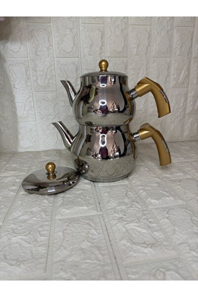 Kütahya Porselen Çaydanlık Takımı Çelik Küre Model