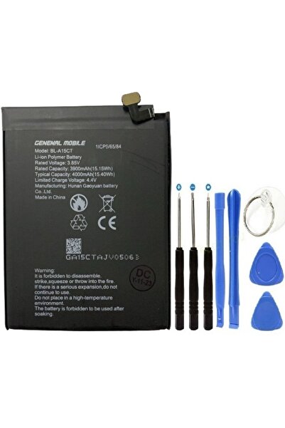 AXYA General Mobile Gm20 Pil Batarya Bl-a15ct+tamir Set 4000 Mah