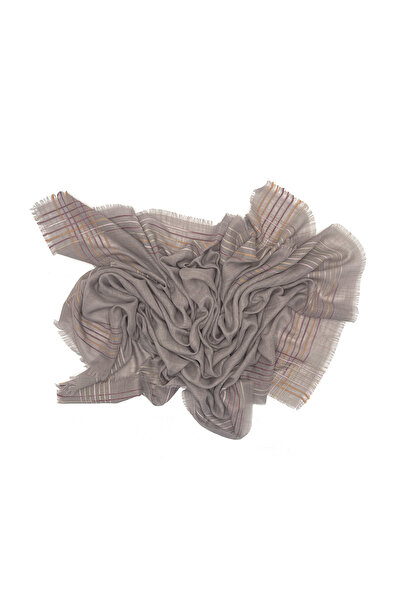 nazipek 5'li Set Pamuklu İşlemeli Çizgili Flamlı Eşarp 100x100cm Yazma Toptan Dağıtmalık Hediyelik