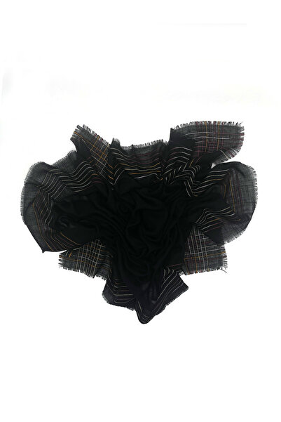 nazipek 5'li Set Pamuklu İşlemeli Çizgili Flamlı Eşarp 100x100cm Yazma Toptan Dağıtmalık Hediyelik