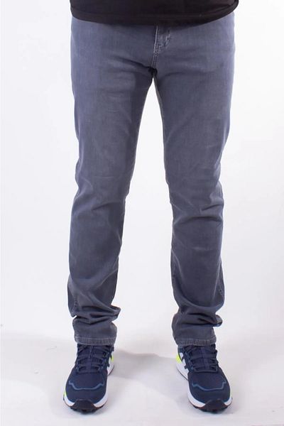 Twister Jeans MEN'S LARGE SIZE SUPER BATTAL GREY COMFORTABLE WAIST-TRAP TWISTER JEANS JEANS VEGAS 132-255 SB DARK GRAY