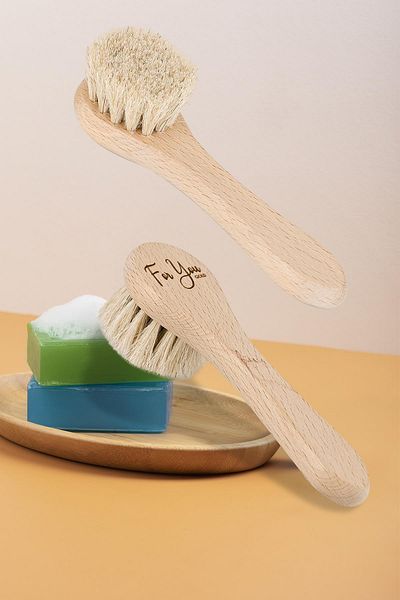 For You Gold 100% Natural Horsehair - Face Care Brush
