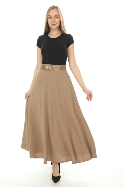 SORALLİNE Γυναικεία φούστα Flared 779 ETAMIN ΣΧΕΔΙΟ ΦΟΥΣΤΑ ΡΕΒΙΘΙ ΧΡΩΜΑ SPOTLIGHT