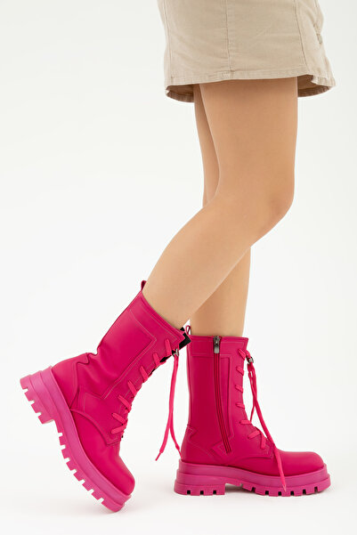 Tamer Tanca Kadın Hakiki Deri Postal Bot 829 03 Bn Bot Sk22/23