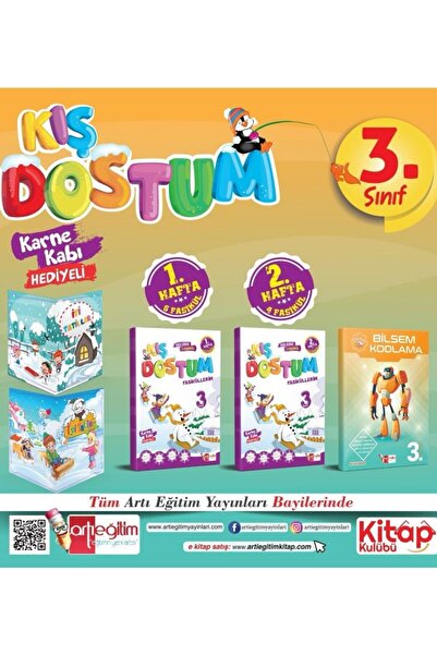 Artı Eğitim Yayınları 3. SINIF KIŞ DOSTUM TATİL SETİ