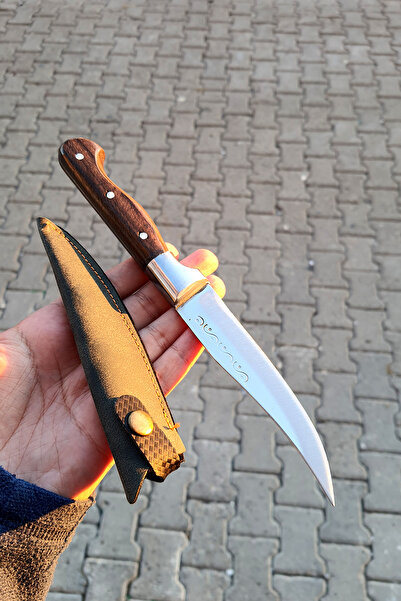 SürLaz Eko Outdoor Dövme Çelik Kamp Piknik Bıçağı Kılıflı