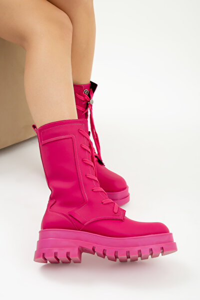 Tamer Tanca Kadın Hakiki Deri Postal Bot 829 03 Bn Bot Sk22/23