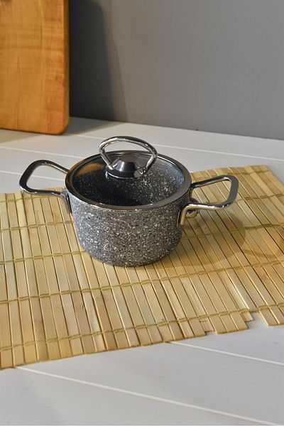 şirin eşyalarım OMS Mini Deep Granite Pot - 12 cm