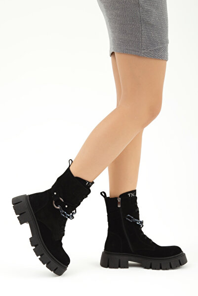 Tamer Tanca Kadın Hakiki Deri Casual Bot 934 9407 Bn Bot Sk22/23