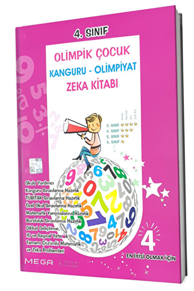 Altın Nokta Yayınevi 4. Sınıf Olimpik Çocuk Bilsem Kanguru Olimpiyat Zeka Kitabı