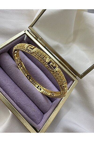 PANCO SHOP ACCESSORIES JEWELRY Altın Kaplama Paslanmaz Çelik Bilezik Düğün / Nikah Özel Gün Için Altın Bilezik Görünümü Kelepçe