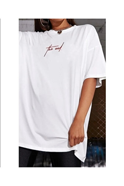 Pelna tricou unisex oversize imprimat la capăt