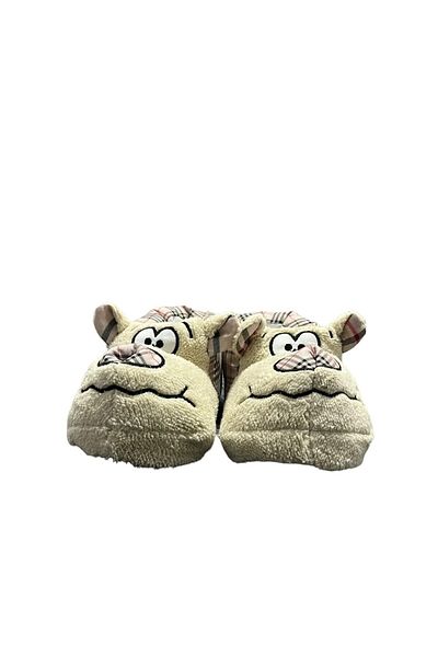 ALTUN TİCARET Unisex Cream Home Shoe