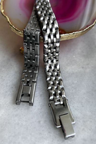axexuar 316L REAL STEEL CHAIN FUNNEL BUBBLE MEN'S WOMEN'S BRACELET ADJUSTABLE UNTARNISHED ROLE MODEL BRACELET