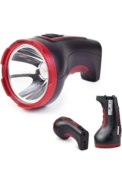 Janva Power Güçlü 1 km Menzil El Feneri Şarjlı 10w Prekejtör Kambur Fener Işı...