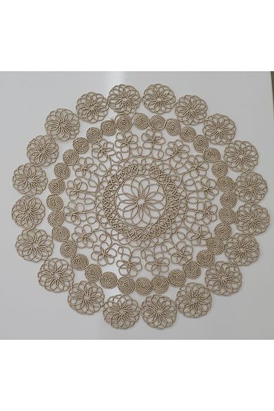 WENESSİ Подложка за шнур Nilüfer Pattern Anglez, 6 броя