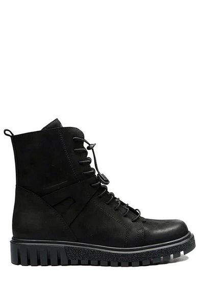 Hammer Jack 102 17945 Μαύρες ανδρικές μπότες Nubuck