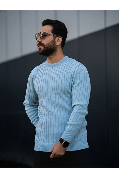 YONEZ MODA Pulover de tricotaj - Design cu gât crew