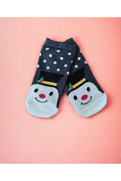 Nino Store New Year Themed Snowman New Year Gift Socks