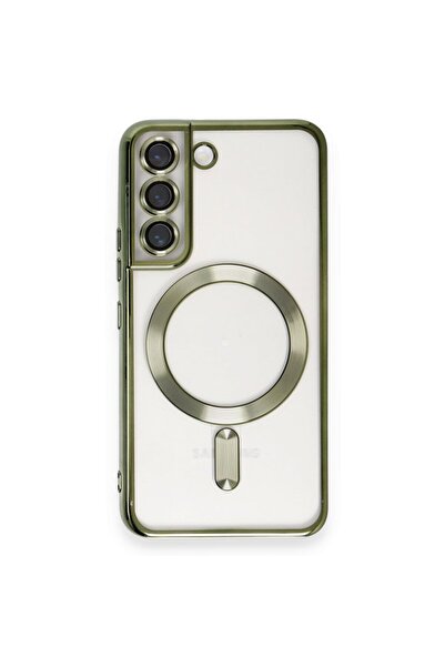 TEKNOMODA Samsun Galaxy S22 Kılıf Kamera Lens Korumalı Renkli Magsafe Şeffaf ...