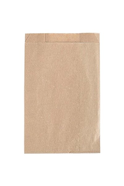 GİZPAK Şamua Kraft Kese Kağıdı Çizgili 125gr 12x20x6cm 100 Adet