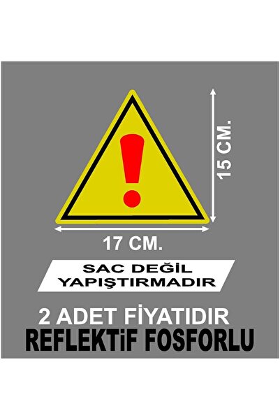 pozantiaksesuardunyasi ملصق لاصق لاصق عاكس للضوء على شكل مثلث مزدوج