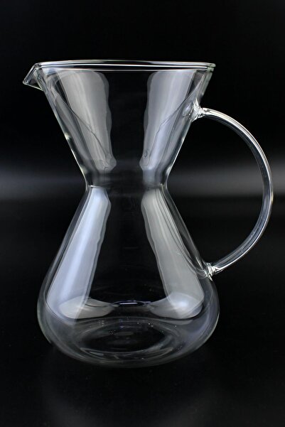 ALBETTO Borosilikat Cam Kahve Demleyici Dripper Kahve Demleme Caraf 700ml