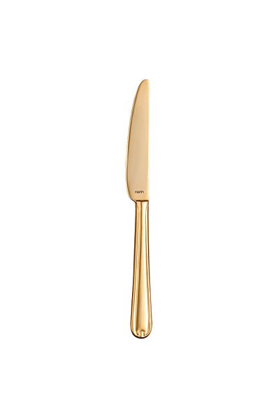 Narin Anatolia Series - Dining Knife - Matte Gold (All) - 12 Pieces