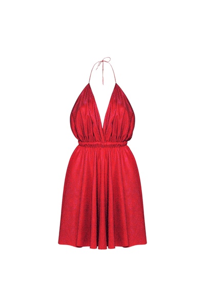 Gülşah Evecen Silver Short Dress ( Özel Tasarım Simli Elbise )