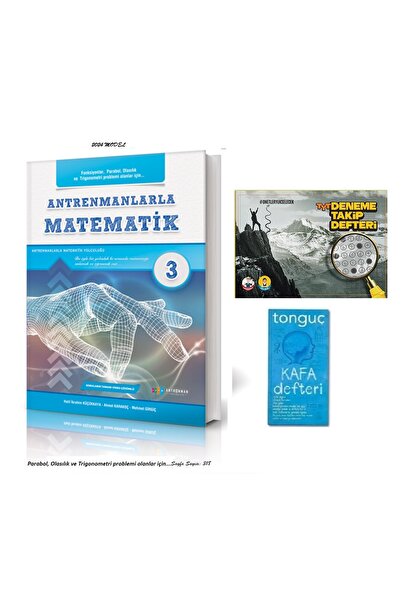 Antreman Yayınları Antrenmanlarla Matematik-3 ve Tyt Deneme Takip Defteri İle...