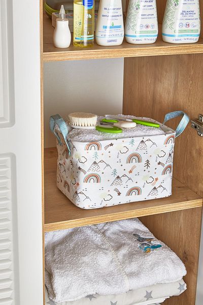 Serstil Rainbow Series Rectangular Small Basket - 17X24X14 cm